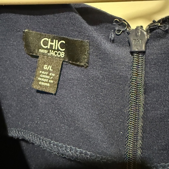 Navy Jacob dress size L - Picture 3 of 4